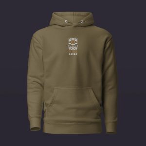 Sweat à Capuche vert Camo Reliks - Brodé